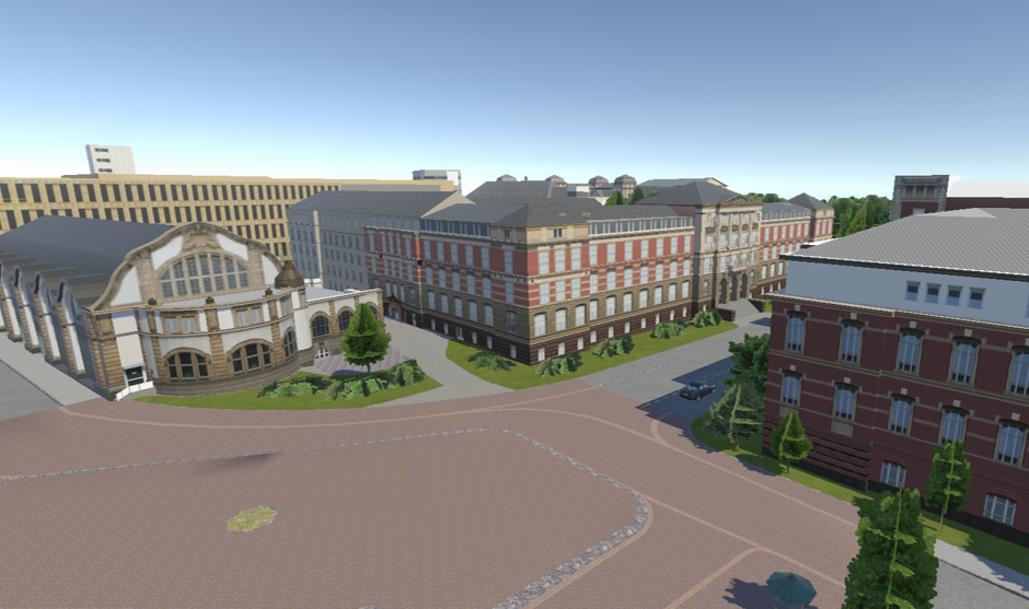 3D-Campus der TU Darmstadt